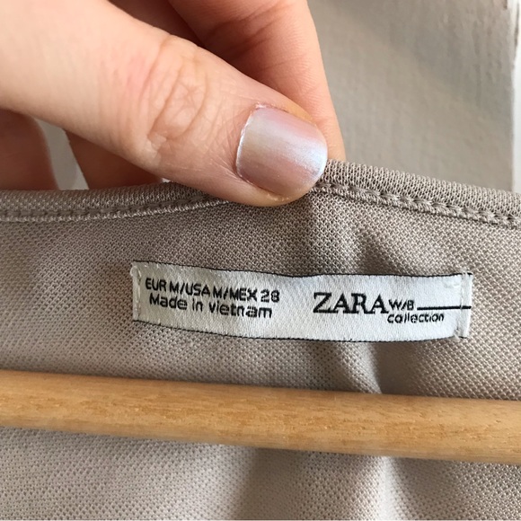 ZARA | Flowy top with cape - Picture 3 of 8